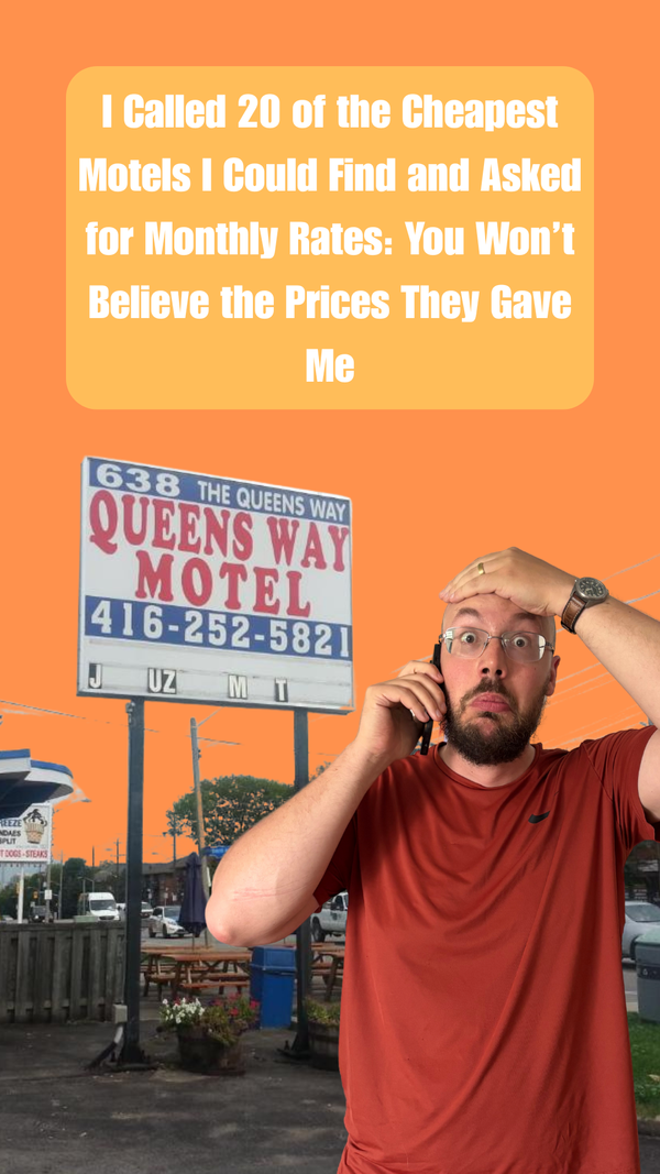 I Called 20 of the Cheapest Motels I Could Find and Asked for Monthly Rates: You Won’t Believe the Prices They Gave Me